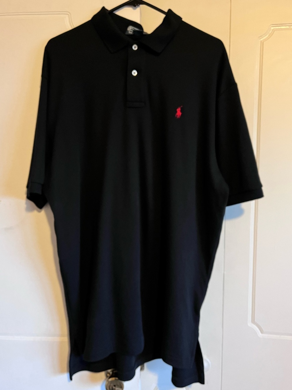 Polo Ralph Lauren Men's XL Classic Fit Soft Knit Black Polo Shirt Excellent